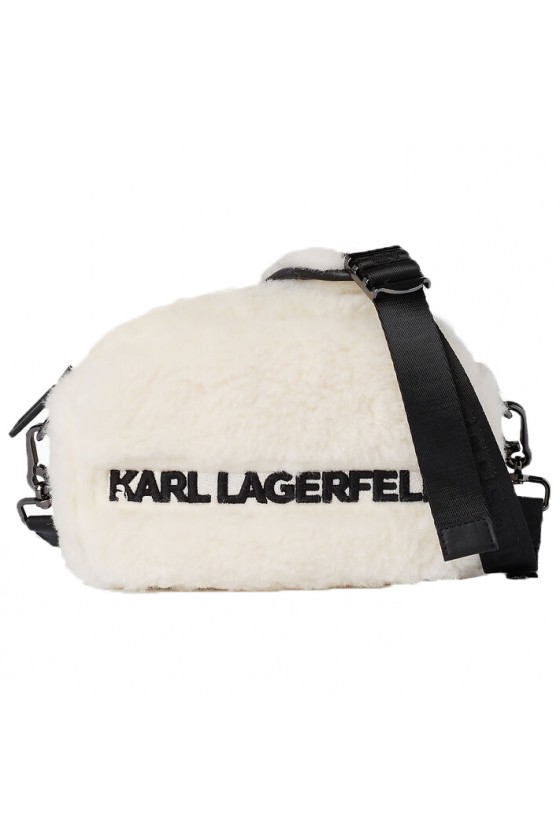 KARL LAGERFELD X CARA CROSSBODY WHITE 